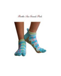 Socquette Japonaise Berthe aux grands Pieds Azur