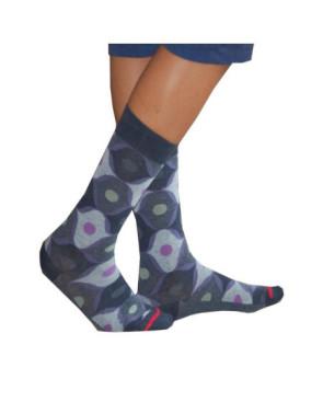 Chaussettes homme Fil de joie angora Abstrait