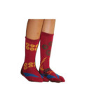 chaussettes japonaises uniforme rouge