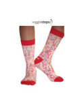 Chaussettes Wigglesteps alphabet psychédélique