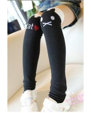 Mi bas Girly love Cats noir