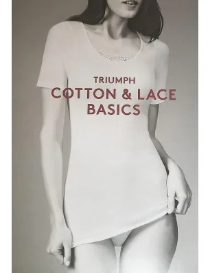 lot-de-2-Basic-T-Shirt-Triumph-Cotton-et-dentelle