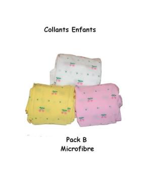  Collant enfant imprimé cerises lot B