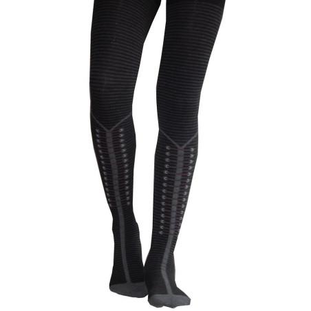 Collant Coton effet Laçage face