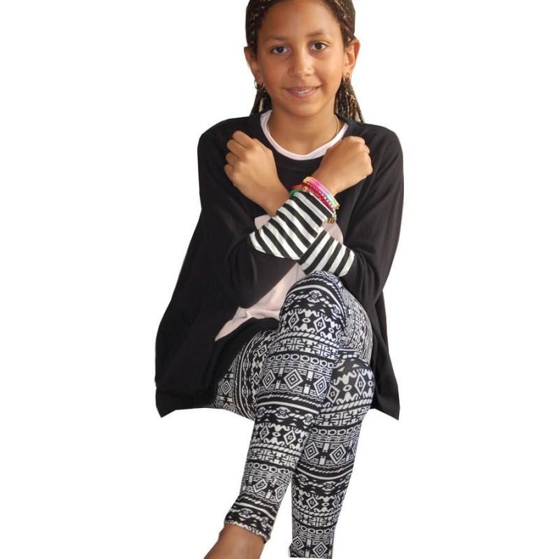 Legging Enfant motif géométrique
