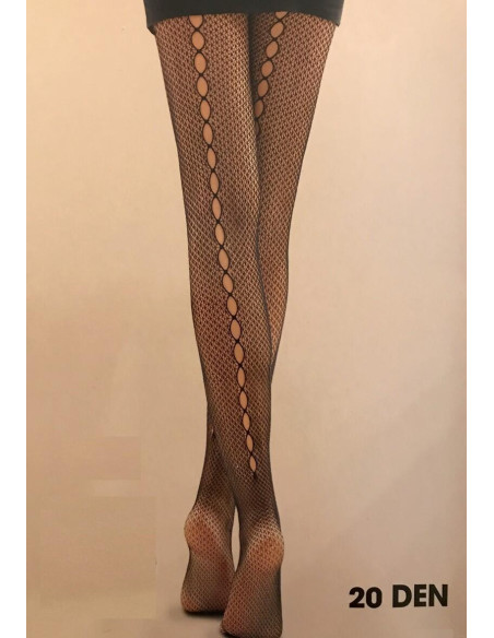 Collant maille effet goutte séduction