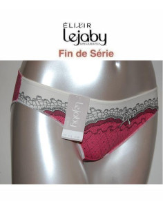 Slip Elixir Lejaby corail imprimé
