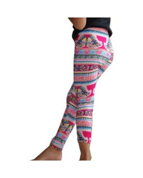  Legging Enfant fleurs et Papillons dos