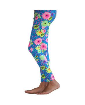 Legging Enfant tournesol psyché turquoise