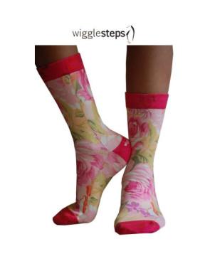 Chaussettes Wigglesteps Roses disco