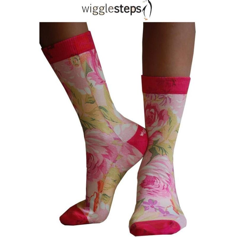 Chaussettes Wigglesteps Roses disco
