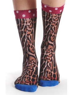 Chaussettes Dub et drino Panthère en bambou 2