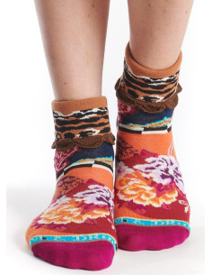chaussettes Patchwork Peony Dub et Drino