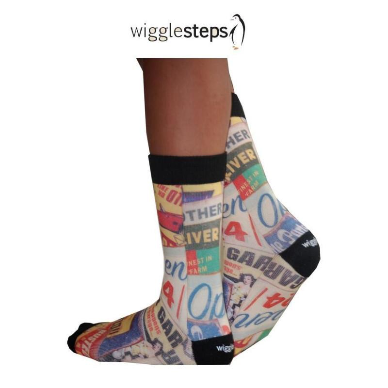 Chaussettes Wigglesteps vintage Usa