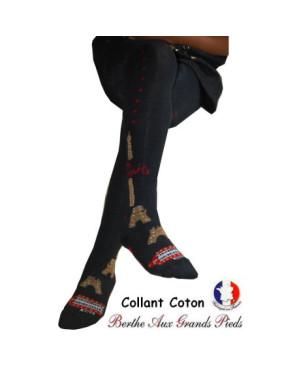 Collant tricoté Berthe aux grands pieds Paris 1900