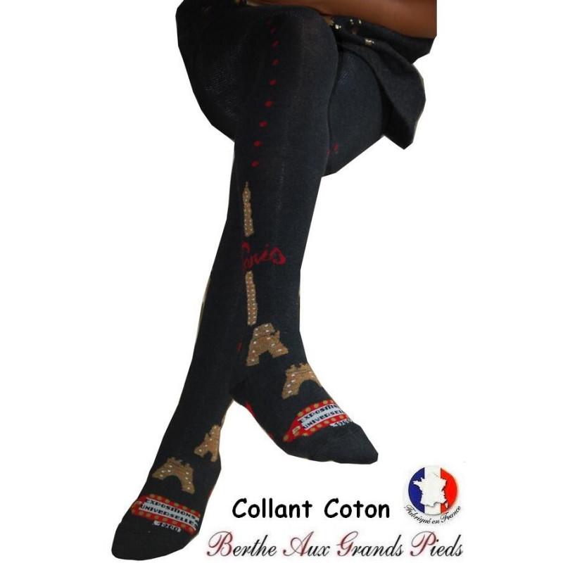 Collant tricoté Berthe aux grands pieds Paris 1900