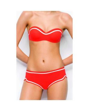  Maillot Bustier Lucky Huit Sanguine détail