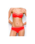 Maillot Bustier Lucky Huit Sanguine