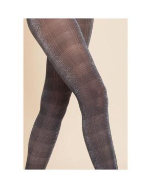  Collant Pierre Mantoux  Prince de Galles Gris Lurex