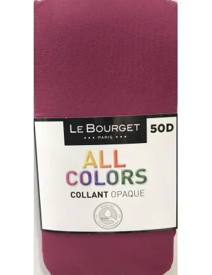 collant rose indien le Bourget opaque de couleur