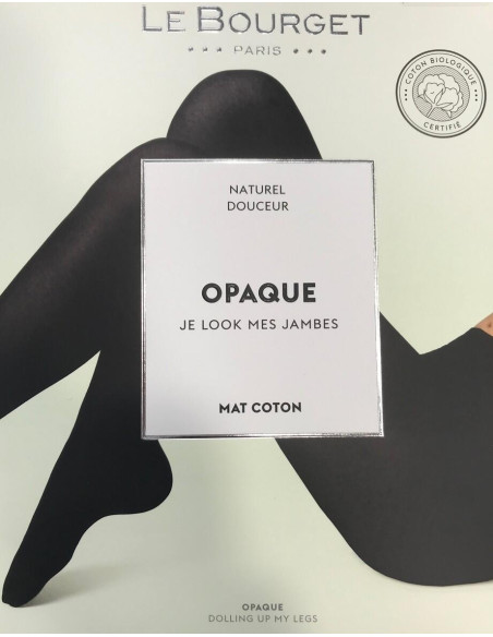 Collant Le Bourget Bio opaque coton