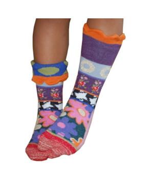 chaussettes  Enfant Dub Et Drino marguerites psyché face