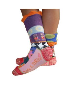  chaussettes  Enfant Dub Et Drino marguerites psyché profil