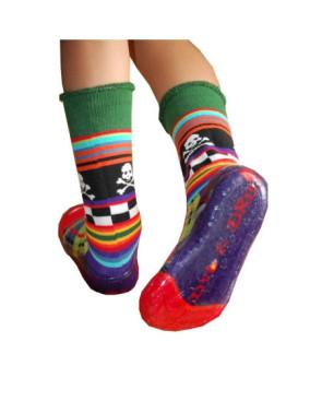Chaussons Dub et Drino carreaux têtes de morts rigolotes