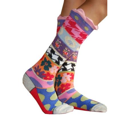 Collant noir Berthe aux grands Pieds Asymétrique