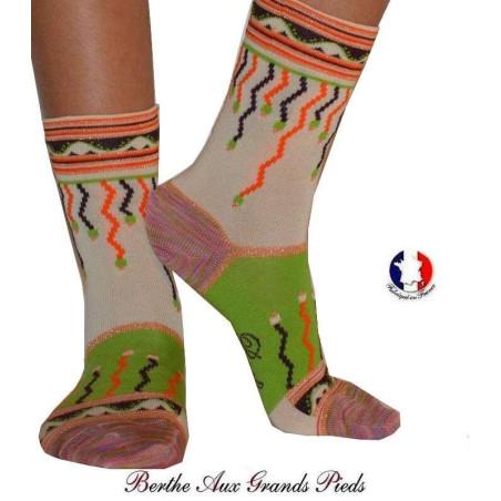 Chaussettes guirlandes  Berthe aux grands Pieds