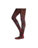 Collant Lycra dub et drino deco florale bordeaux