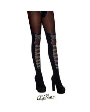 Collant cuissarde Laçage Envoutant