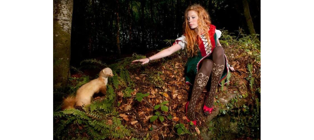 Collant de créateur made in France les queues de Sardines