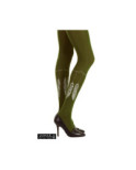 Collant Zohara kaki plumes