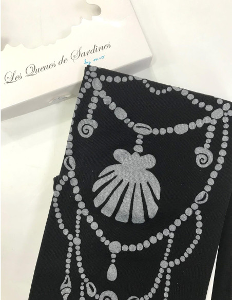 Collant Sérigraphié LEs queues de sardines Trésor