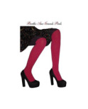 Collant laine et Cachemire Berthe aux grands Pieds Fushia Violet