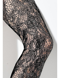 Collant dentelle Girardi Ivoire 2