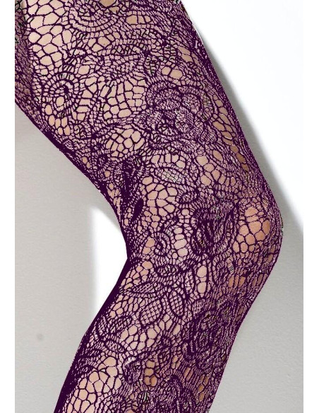 collant violet dentelle Girardi