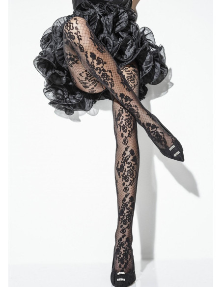 Collant dentelle et tulle Dolce vitae Girardi