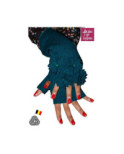 Mitaines Bouquet de fleurs d'hiver Laine Bouillie Ariane Lespire