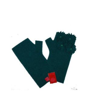 Mitaines Bouquet de fleurs d'hiver Laine Bouillie Ariane Lespire