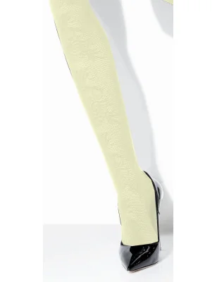 Chaussettes ivoire effet dentelle opaque chic Girardi