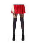 Collant de fêtes jarretière lurex