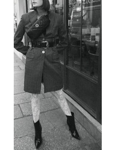 Collant noir dentelle Moderne  Emilio cavallini 2