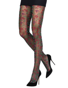 Collant fleurs chics Emilio Cavallini