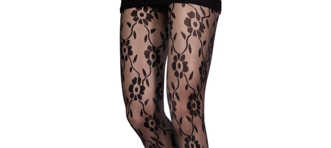 collant Emilio Cavllini dentelle noire