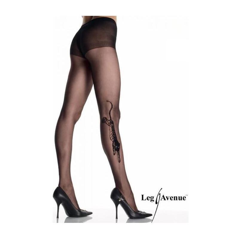 Collant Tatouage Tigre Leg Avenue
