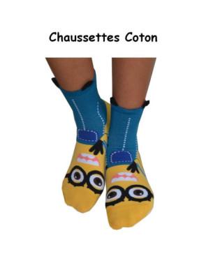 Chaussettes Minion Bricoleur Bleu