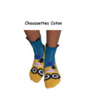 Chaussettes Minion Bricoleur Bleu
