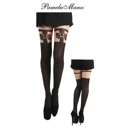 Collant cuissarde Noeud pap Pamela Mann